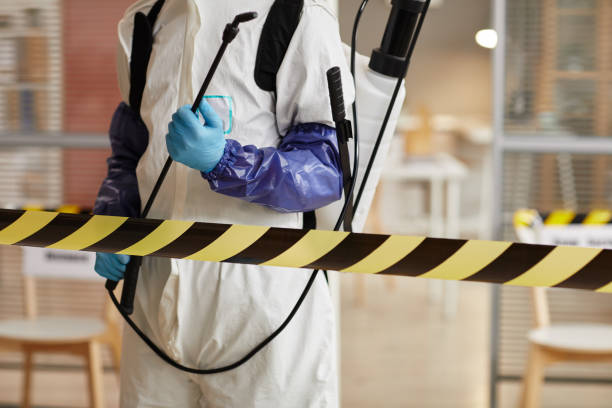 Professional Sewage Cleanup technician working in Greenwood, AR